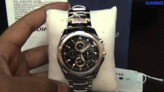 Hand's on Casio ED377 Edifice EF-328SG-1AVDF Gents Wrist watch Overview and Preview