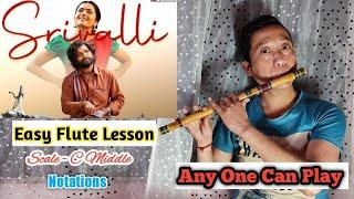 Srivalli Flute Lesson/ Tutorial/ How To Play Pushpa Song / Allu Arjun/ Tamil Song