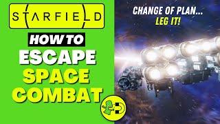 Starfield How to Escape Space Combat