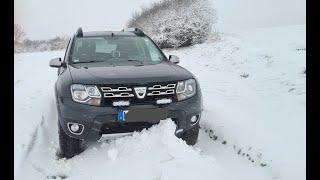 Dacia Duster 2WD vs 4WD Allrad im Schnee