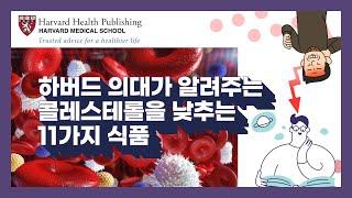 [E587] 하버드 의대가 권하는 콜레스테롤을 낮춰주는 11가지 식품 - 콜레스테롤을 낮추기 위한 식이섬유의 중요성과 그 원리까지