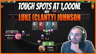 High Stakes Online Poker Session #2: 500NL/1000NL Cash Games ft. Luke (Clanty) Johnson