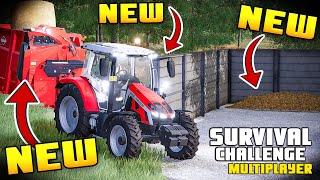 I SPENT ALL OUR MONEY ON NEW STUFF  | Survival Challenge CO-OP | FS22 - Episode 78