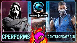 MK1 CPerforms (GHOSTFACE) VS C4ntstopdatraln (SUB-ZERO)Mortal Kombat 14K 60ᶠᵖˢ