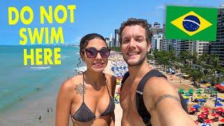 BRAZIL'S MOST DANGEROUS BEACH  RECIFE & OLINDA