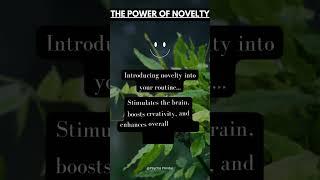 Routine Remix: Igniting Your Brain with Novelty!  #psychology #motivation #quotes