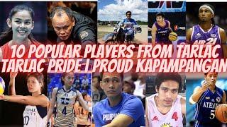 10 Popular Players From Tarlac Philippines | Tarlac Pride | Proud Kapampangan | jexblogz