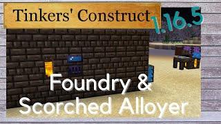 Tinkers Construct  1.16.5 ~ Foundry & Scorced Alloyer  ~ Minecraft Mod Spotlight