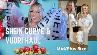 Shein Curve and Vuori haul | Mid/Plus size haul | HOTMESS MOMMA VLOGS