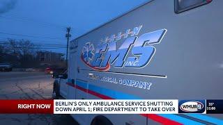 Berlin's only ambulance service shutting down April 1; fire department to take over