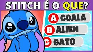  LILO E STITCH | 30 MEGA PERGUNTAS | Somente quem é fã vai acertar TUDO!!! | #quiz #buuquiz