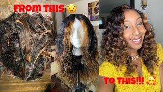 Reusing old HAIR to make WIG | Start to finish