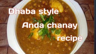 Dhaba style anda Chanay/anda chane by san beauty and kitchen