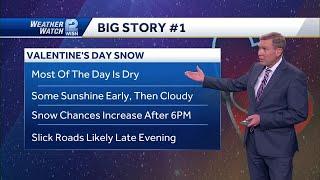 2/13: SE Wisconsin Valentine's weekend forecast includes more snow