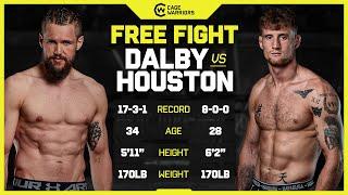 THE BLOODIEST NO-CONTEST 🩸| Nicolas Dalby VS. Ross Houston | FREE FIGHT | UFC Fight Night