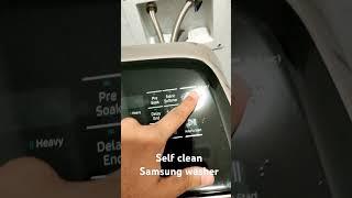 How to use Samsung Washer Self clean feature? #samsung #samsungevent #samsungWasher #selfcleaning