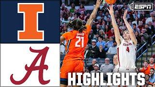 Illinois Fighting Illini vs. Alabama Crimson Tide | Full Game Highlights | ESPN College Basketball