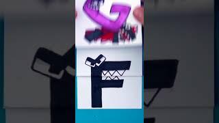 Alphabet Lore Surprise Fold (Part 1) #shorts #papercraft #alphabet #alphabetlore #youtubeshorts