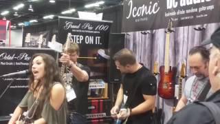 Steve Sterlacci and Steven Wright-Mark play Iconic Guitars at NAMM 2017