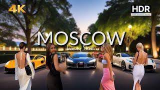  Rich Moscow Youth: Luxury Street Life with Beautiful Girls & Russian Sports Cars!