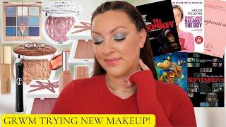 GRWM NEW MAKEUP AND MOVIES | Dior, Fenty, Charlotte Tilbury & MORE!