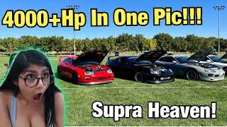 Worlds Largest SUPRA Car Show!!! - Supras In Vegas 2023