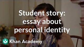 Student story: Admissions essay about personal identity