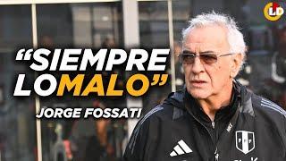 SELECCIÓN PERUANA: "SIEMPRE LO MALO" | JORGE FOSSATI - LATINA DEPORTES