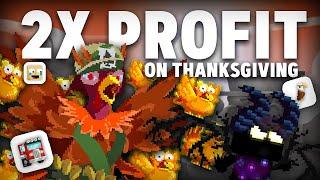 HOW TO PROFIT ON THANKSGIVING, EASY 10DLS/HOUR + BGL GACHA!!  | GrowTopia 2024