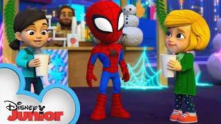 Merry Spidey Christmas | Music Video | Marvel's Spidey and his Amazing Friends | @disneyjunior