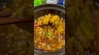 魚香茄子煲，配米飯很不錯【簡易煮】