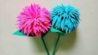 Handmade Paper flowers| Home Decorating Flowers | 3D Paper Flowers| DIY flowers|#paperflowers