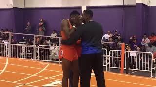 Grant Holloway's 60 Hurdles Collegiate Record - 7.42