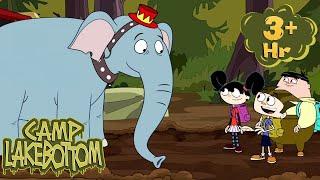 F.L.O.P.P.Y. The Elephant  | Circus Fun at Lakebottom | Camp Lakebottom | 9 Story Fun