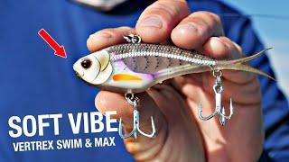 Everything eats these lures! | how to use SOFT VIBES | Vertrex Max & Vertrex Swim - Nomad Design