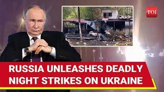 Putin’s Fatal Strikes Burn Two Cities In One Night; Kyiv, Zaporizhzhia Report Casualties