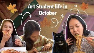 Art Student life in October