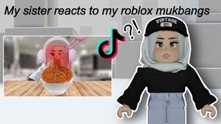 My Roblox mukbang made her choke on air….