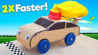 How to Make Balloon Powered Car | SCIENCE PROJECT | DIY Balloon Car