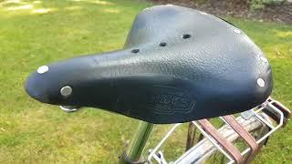 Batavus bike Brooks saddle