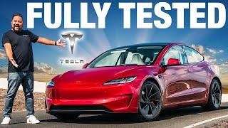 TESTED: Tesla Model 3 Performance | 0-60, Quarter Mile, Skidpad, Range & More