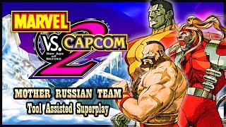 【TAS】MARVEL VS CAPCOM 2 (ARCADE\ NAOMI\ 2000) - MOTHER RUSSIAN TEAM - ZANGIEF \ COLOSSUS \ OMEGA RED