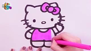 How to draw Hello Kitty