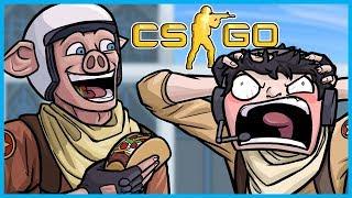 CS:GO Funny Moments & Fails! - Chalupa Rage, New Dust 2, Soccer Ball Fun, Kicking Cheaters!