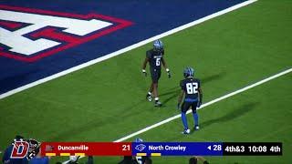 HIGHLIGHTS: No. 9 North Crowley beats No. 3 Duncanville 36-34 in Texas 6A Division 1 semifinals