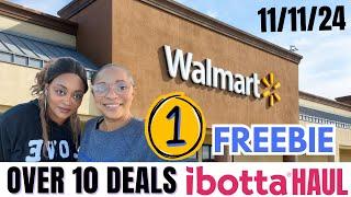 Walmart Deals 11/11/24: Walmart Ibotta Haul: Couponing At Walmart This Week: FREEBIE: 12 EASY DEALS