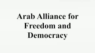 Arab Alliance for Freedom and Democracy