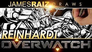 DRAWING REINHARDT FROM OVERWATCH