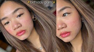 Simple Birthday Glam  (light make up)