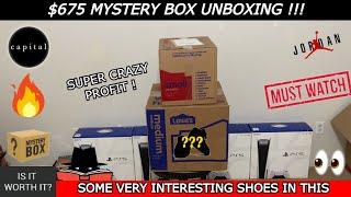 SOME INTERESTING SNEAKERS in this $675 Mystery Box from Capital Vegas ! (SUPER INSANE PROFIT!)